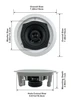 R191 Flush Mount In Ceiling Speakers Home Theater 6 Pair Pack