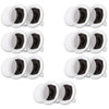 R191 Flush Mount In Ceiling Speakers Home Theater 7 Pair Pack
