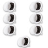 R191 Flush Mount In Ceiling Speakers Home Theater 7 Pack