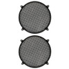2 Goldwood Sound SWG-15 Steel Waffle Woofer Grills with Hardware for 15" Speakers