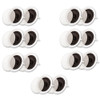 SP8c Flush Mount In Ceiling Speakers with 8" Woofers 7 Pair Pack