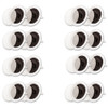 SP8c Flush Mount In Ceiling Speakers with 8" Woofers 8 Pair Pack