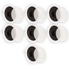 TS65C Flush Mount In Ceiling Speakers with 6.5" Woofers Home Theater 7 Pack