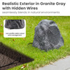6R8G Outdoor Granite 8" Rock 6 Speaker Set for Deck Pool Spa Yard Garden
