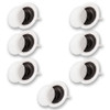 HTI6c Flush Mount In Ceiling Speakers with 6.5" Woofers 7 Pack