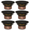 6 Goldwood Sound GW-406D Shielded Dual Voice Coil 6.5" Woofers 90 Watt each 8ohm Replacement Speakers