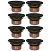 8 Goldwood Sound GW-406D Shielded Dual Voice Coil 6.5" Woofers 90 Watt each 8ohm Replacement Speakers