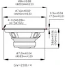 Goldwood Sound GW-208/4 OEM 8" Woofer 200 Watts 4ohm Replacement Speaker