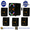 AA5210 Bluetooth 5.1 Speaker System with Optical Input and 5 Extension Cables with LED Display