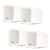 AA321W Mountable Indoor Speakers White Bookshelf 2 Pair Pack