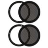 2 Goldwood Sound SG-M6 Heavy Duty Steel Mesh Snap On Woofer Grills for 6.5" Speakers