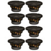 8 Goldwood Sound GW-6PC-4 Heavy Duty 4ohm 6.5" Woofers 280 Watts each Replacement Speakers