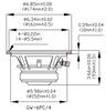Goldwood Sound GW-6PC-4 Heavy Duty 4ohm 6.5" Woofer 280 Watts Replacement Speaker