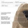 2R8S Outdoor Sandstone 8" Rock 2 Speaker Set for Deck Pool Spa Yard Garden