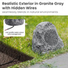 6R4G Outdoor Granite Rock 6 Speaker Set for Deck Pool Spa Patio Garden