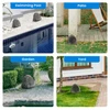 4R6G Outdoor Granite 6.5" Rock 4 Speaker Set for Deck Pool Spa Yard Garden