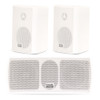 AA351W and AA32CW Mountable Indoor Speakers Home Theater 3 Speaker Set