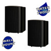 TS425ODB Indoor or Outdoor Speakers Weatherproof Mountable Black Pair