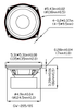 12 Goldwood Sound GW-205/8S Shielded 5.25" Woofers 130 Watt each 8ohm Replacement Speakers