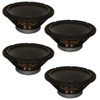 4 Goldwood Sound GW-12PC-4 Heavy Duty 4ohm 12" Woofers 450 Watts each Replacement Speakers