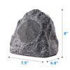 4R4G Outdoor Granite Rock 4 Speaker Set for Deck Pool Spa Patio Garden