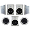 7.1 Speaker System Flush Mount 7 Speaker Set and 10" Powered Sub