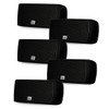 AA32CB Mountable Indoor Speakers Black Bookshelf 5 Pack