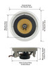 HD-8 Flush Mount In Ceiling Speakers with 8" Woofers 4 Pair Pack