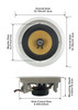 HD-8 Flush Mount In Ceiling Speakers with 8" Woofers 3 Pack