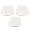 TS30W Mountable Indoor Speakers White Bookshelf 3 Pack