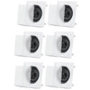 CS-I63S Flush Mount In Ceiling Speakers with 6.5" Woofers 3 Pair