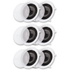 CS-IC83 Flush Mount In Ceiling Speakers with 8" Woofers 3 Pair