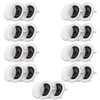 CS-IC63 Flush Mount In Ceiling Speakers with 6.5" Woofers 9 Pair