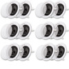 CS-IC63 Flush Mount In Ceiling Speakers with 6.5" Woofers 6 Pair