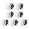 CS-I83S Flush Mount In Ceiling Speakers with 8" Woofers 7 Pack
