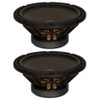 2 Goldwood Sound GW-10PC-4 Heavy Duty 4ohm 10" Woofers 400 Watts each Replacement Speakers