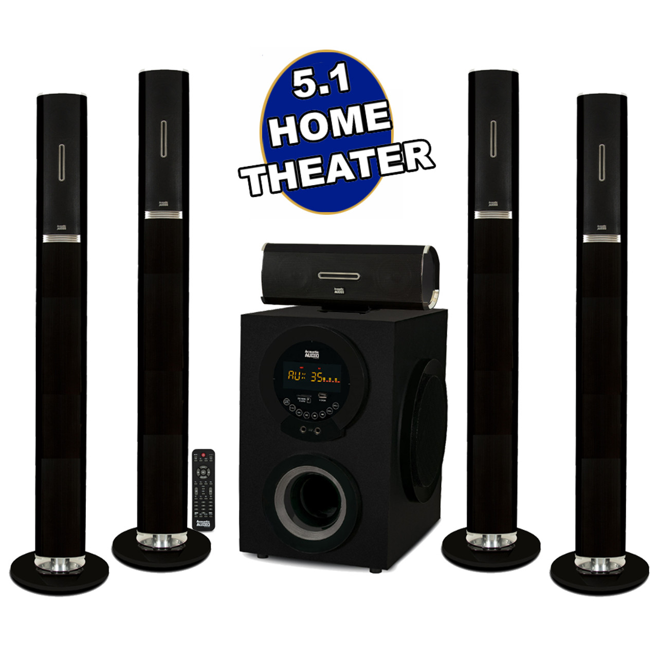 8 inch subwoofer 5.1 home theater