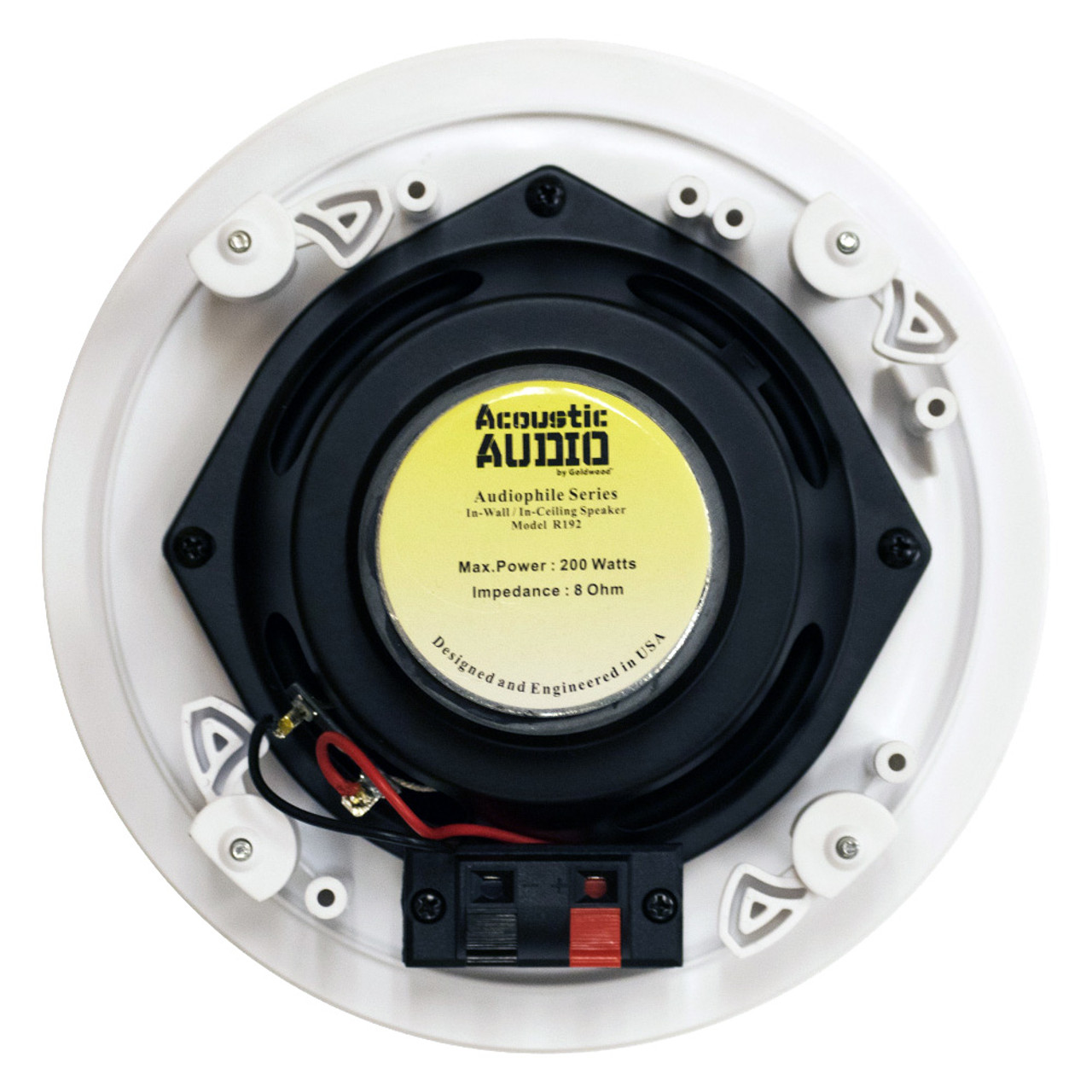 R192 Frameless In Ceiling Speakers Flush Mount 3 Pair Pack