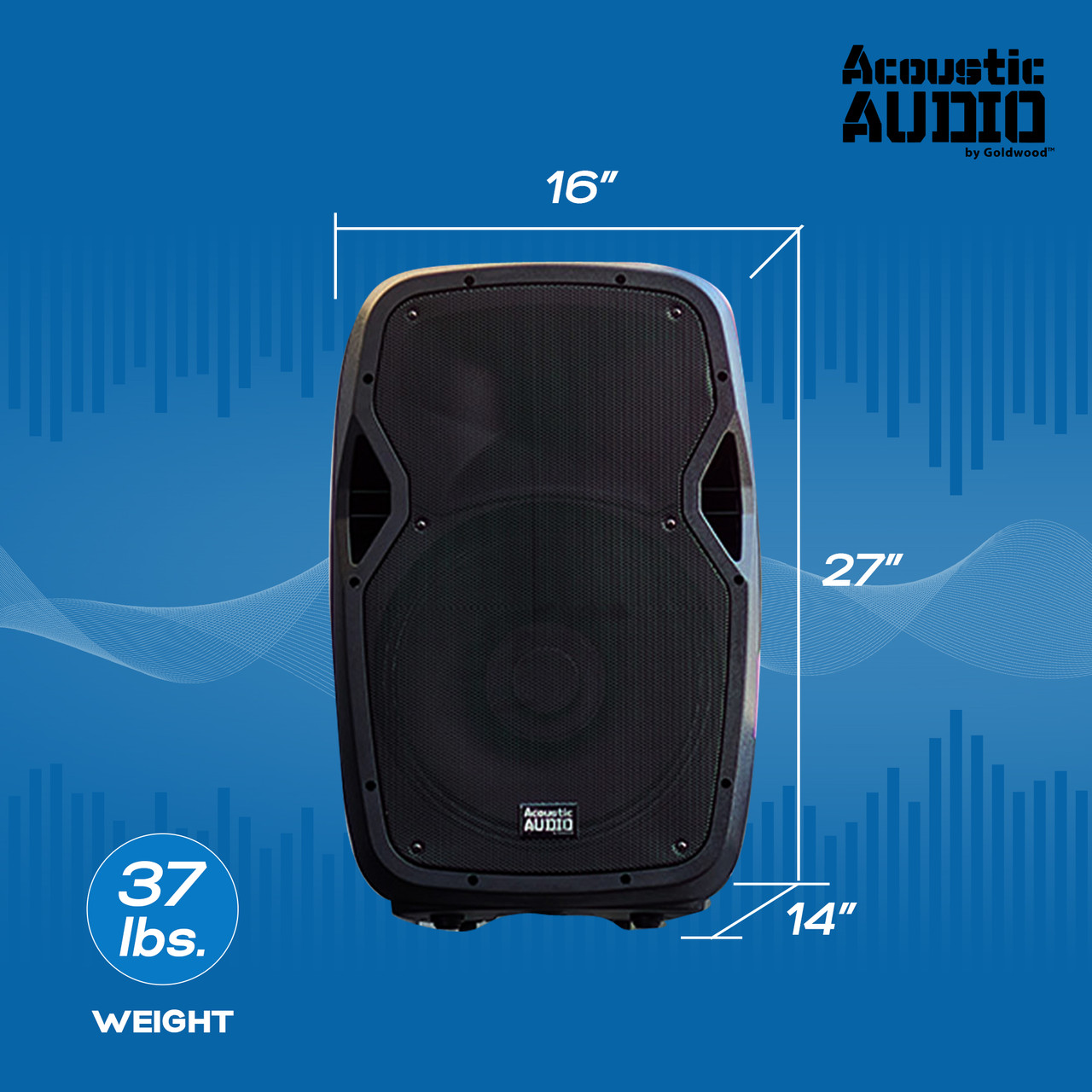 Bluetooth Speaker Acoustic Audio AA15LBS 15