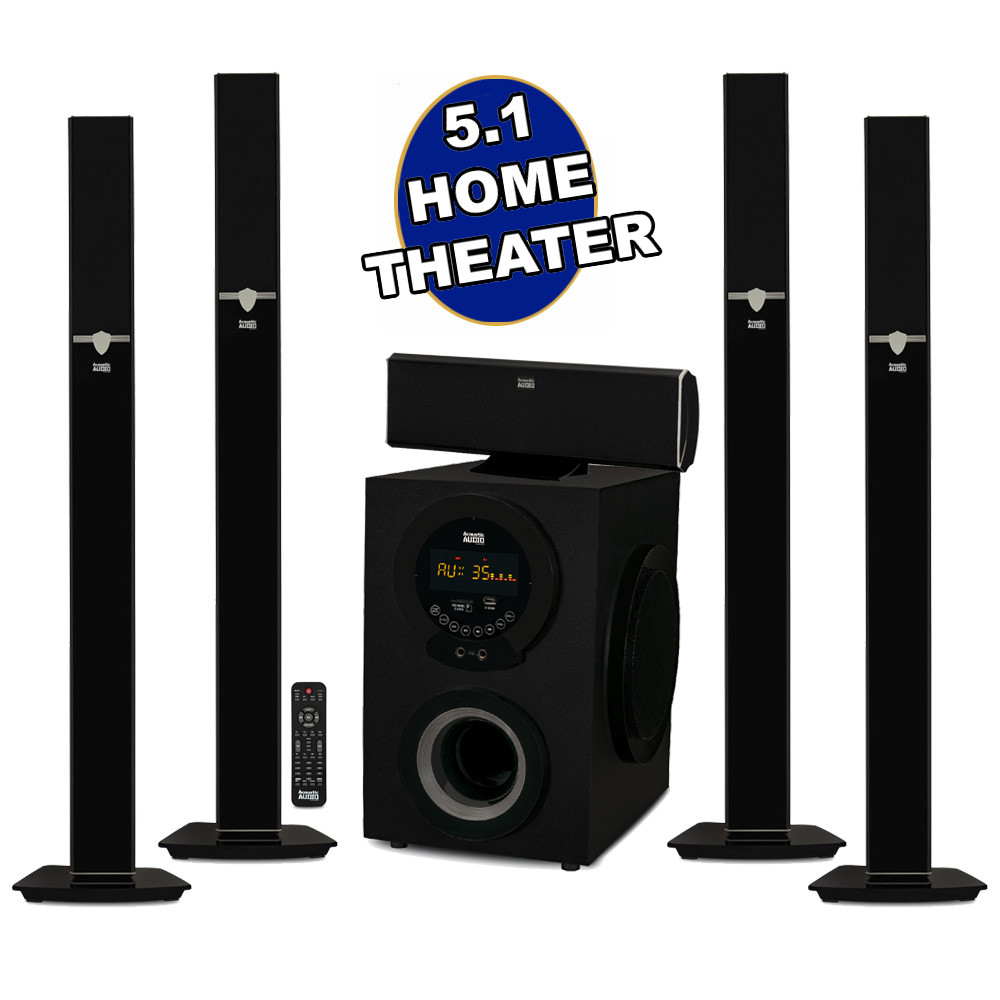 AAT3003 Bluetooth Tower Speaker System with 8