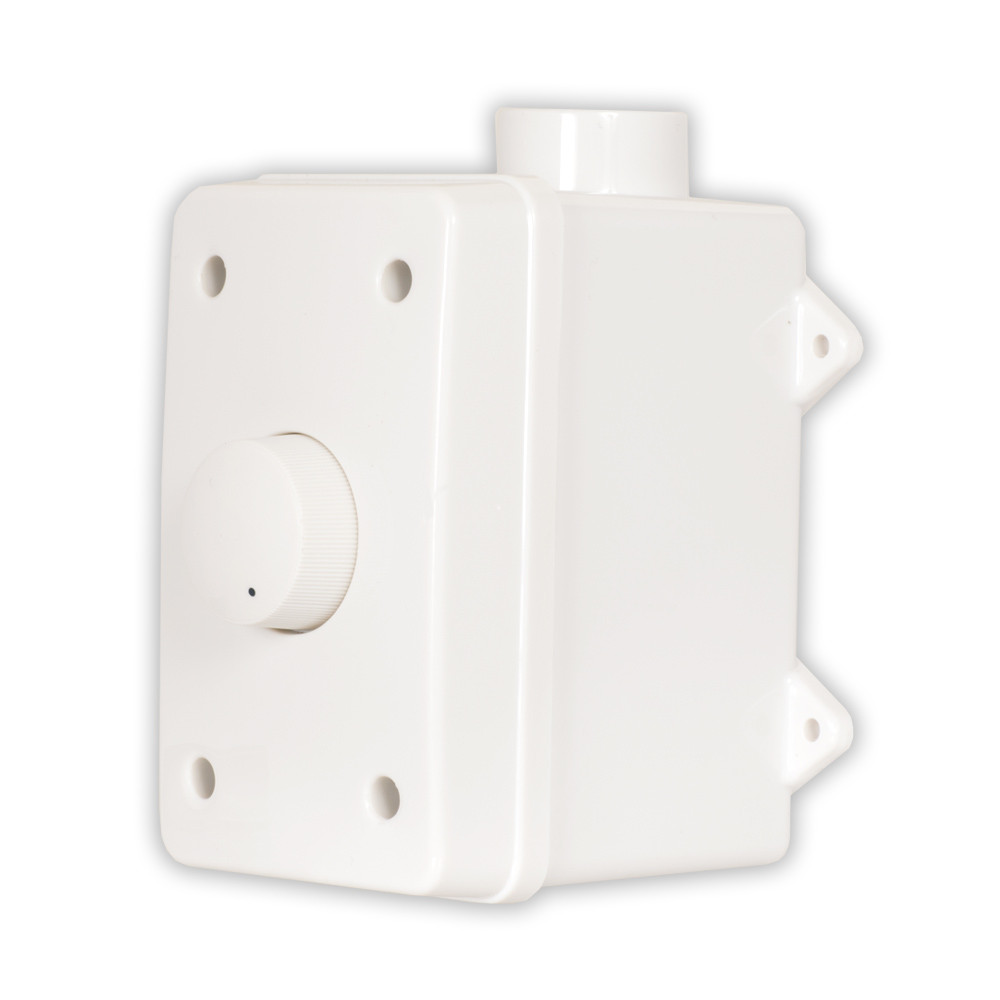 AAOVCDW Outdoor Speaker Volume Control White Weatherproof Dial