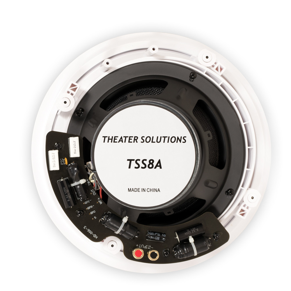TSS8A Flush Mount Angled Speaker with 8" Woofer Home Theater