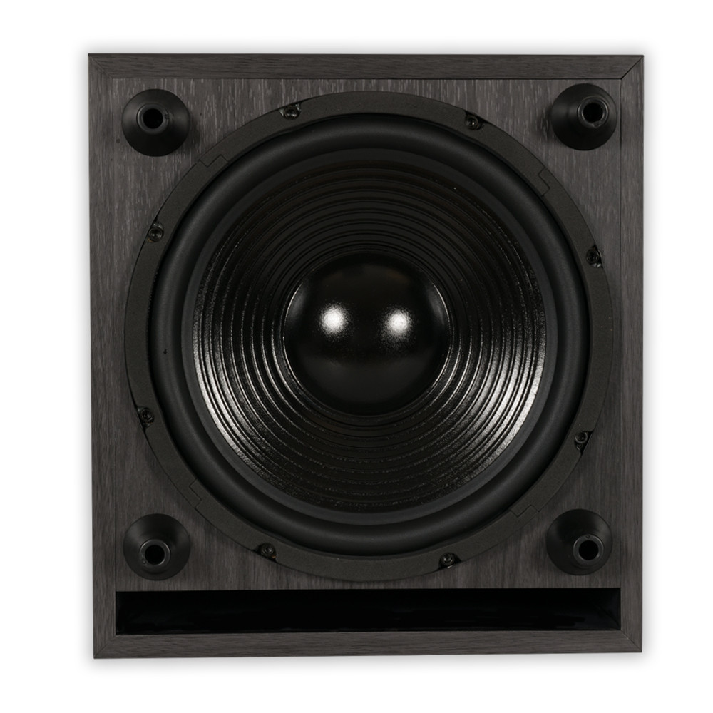 PSW10 Home Theater Powered 10" Subwoofer Black Down Firing Sub