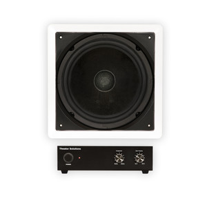 TS1000 Passive Flush Mount 10" Home Theater In Wall Subwoofer and Amp Set