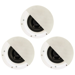 R192 Frameless In Ceiling Speakers Flush Mount 3 Pack