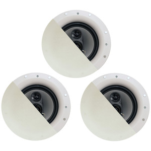 CSic84 Frameless In Ceiling Speakers with 8" Woofers 3 Pack