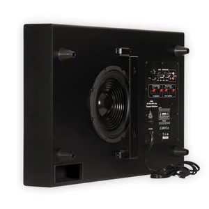 SUB8S Home Theater Powered 8" Slim Subwoofer Down Firing or Wall Mount Sub