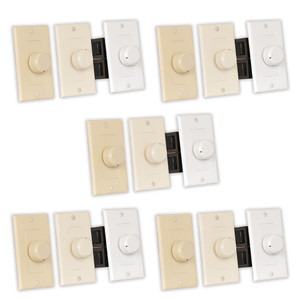TSVCD Speaker Volume Control 3 Color White Ivory Almond 5 Pack
