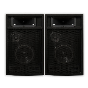 PA-500X Passive 800 Watt 3-Way Speaker Pair DJ PA Karaoke Studio