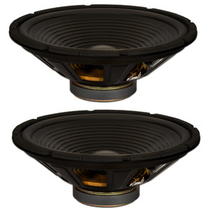 2 Goldwood Sound GW-215/8 OEM 15" Woofers 250 Watts each 8ohm Replacement Speakers